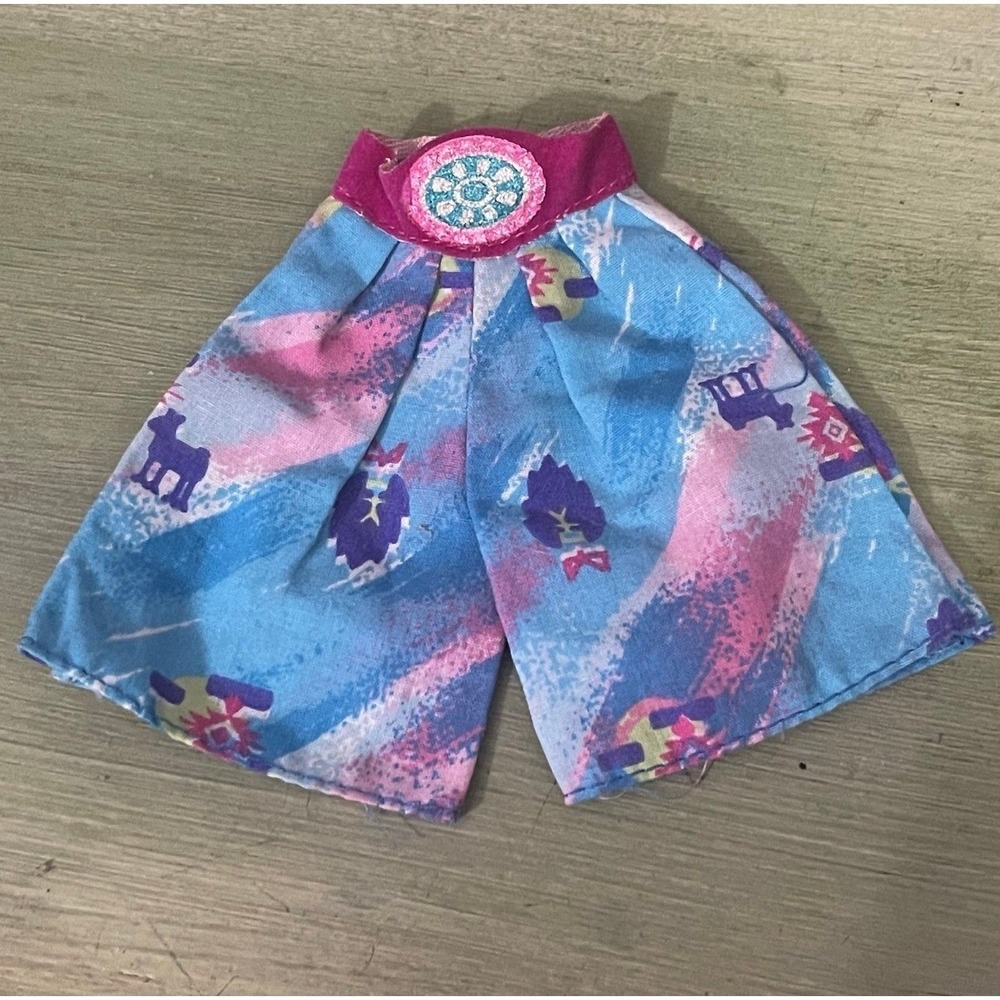 Vintage Barbie Western Fun #9952 Mattel Fashion Replacement Shorts Culottes